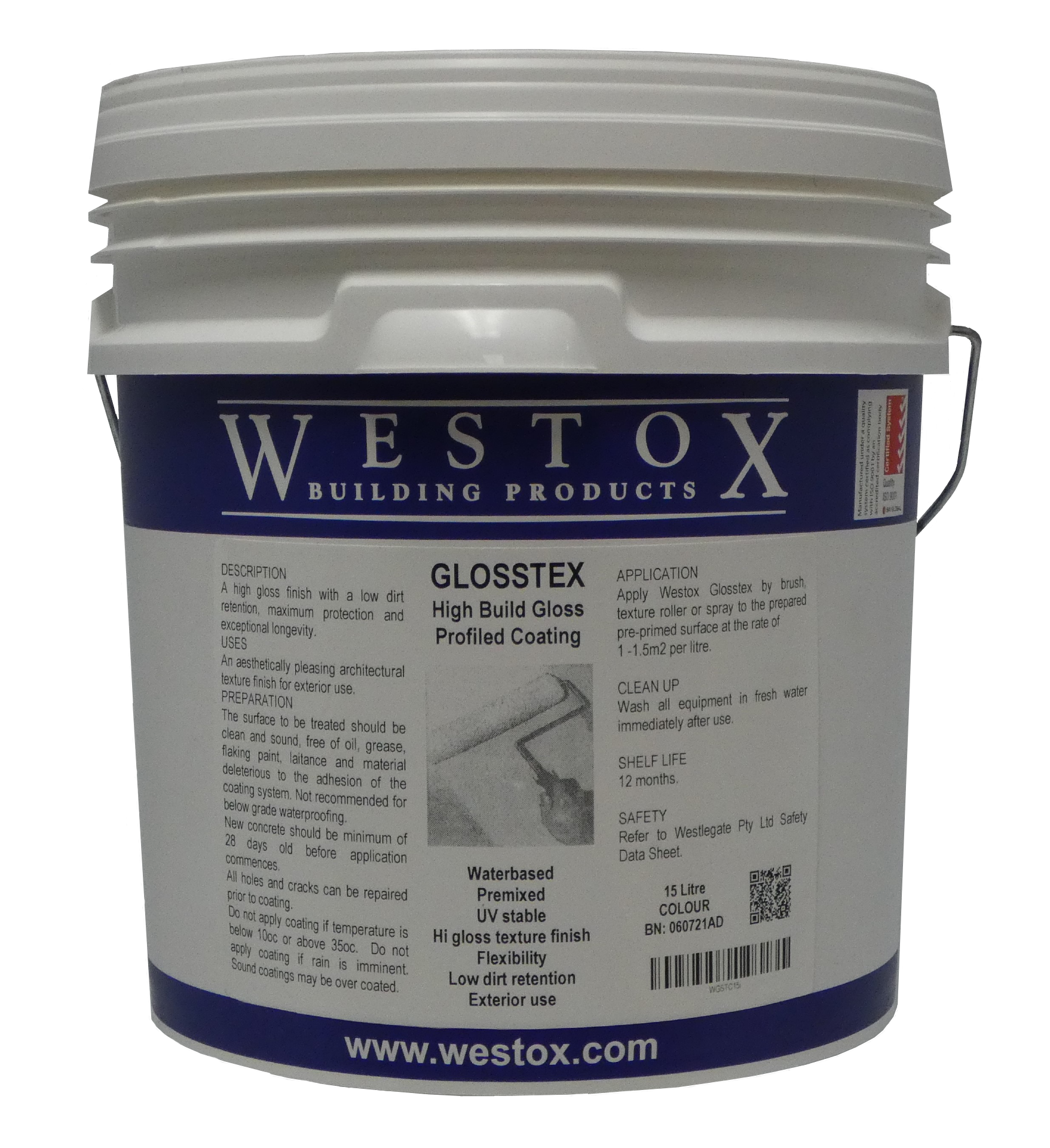 westox glosstex 15litre