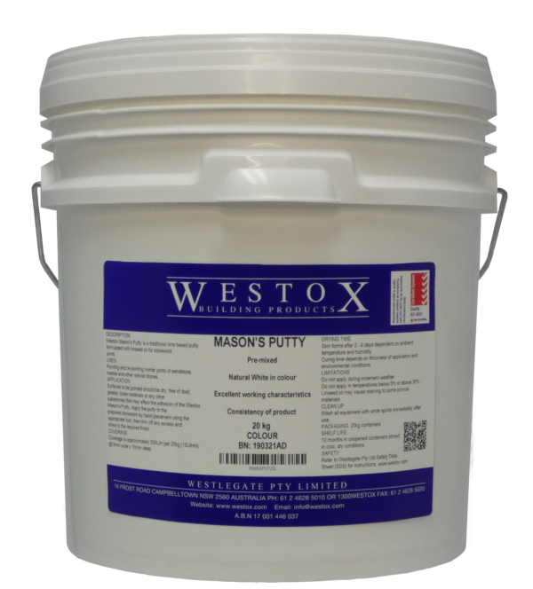 masons putty 20kg tub