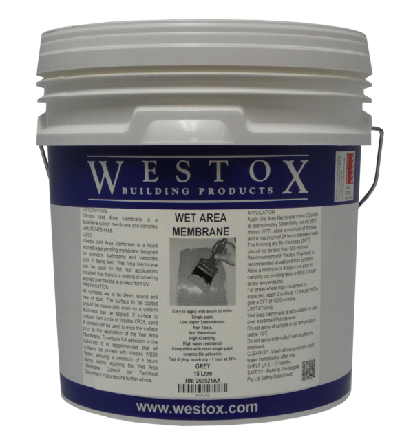 wet area membrane-grey 15litre