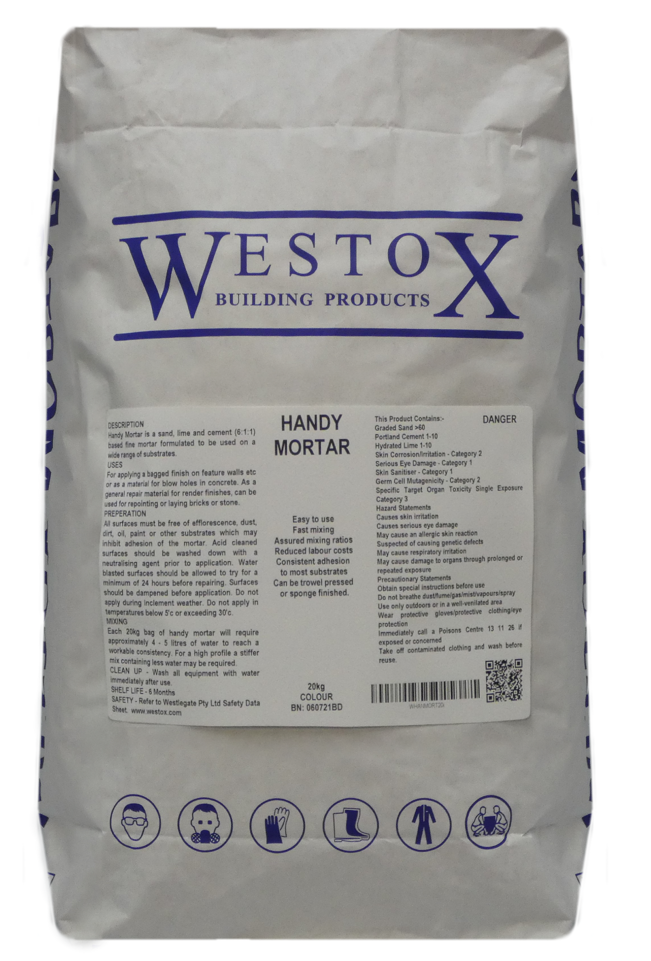 westox handy mortar 20kg